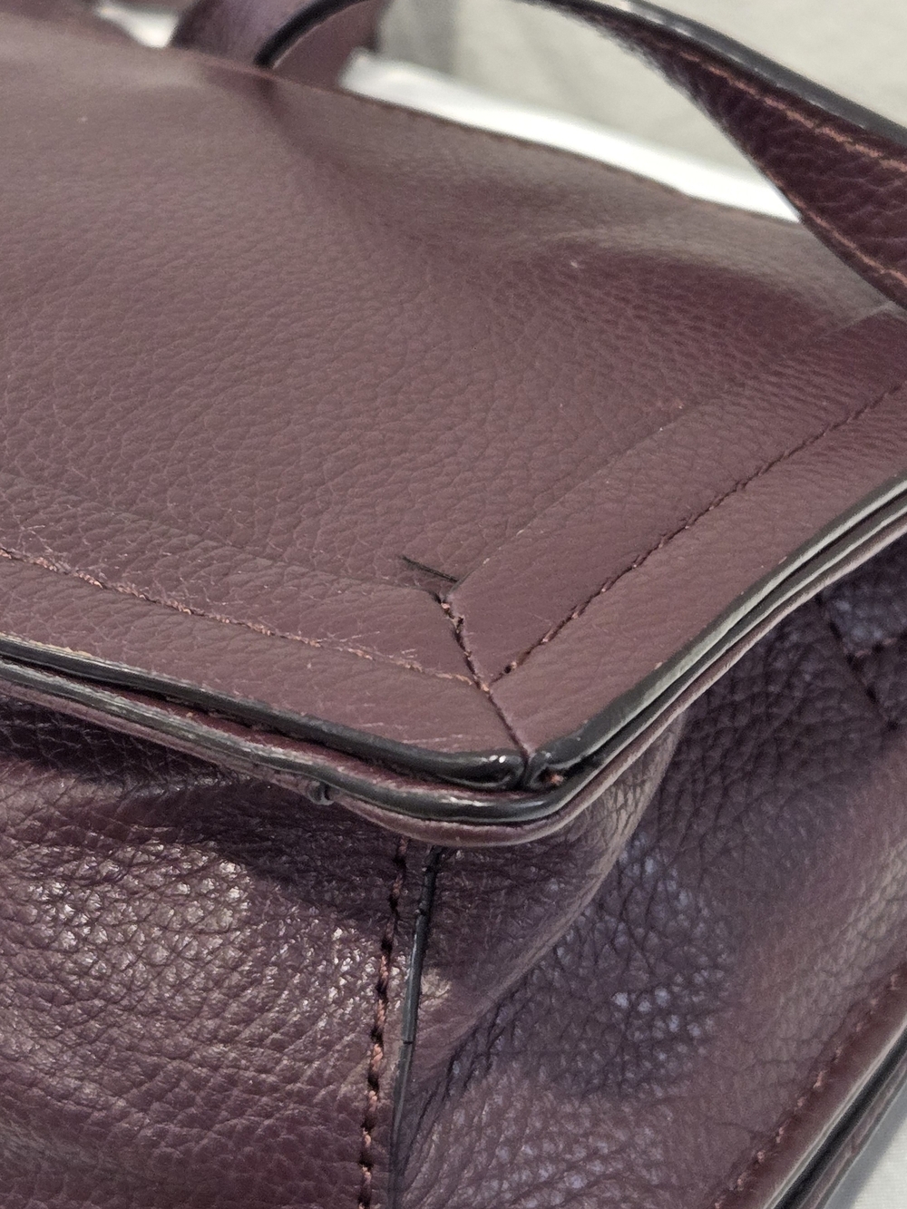 Rebecca Minkoff Quilted Leather Crossbody in Deep Plum - Picture 9 of 15